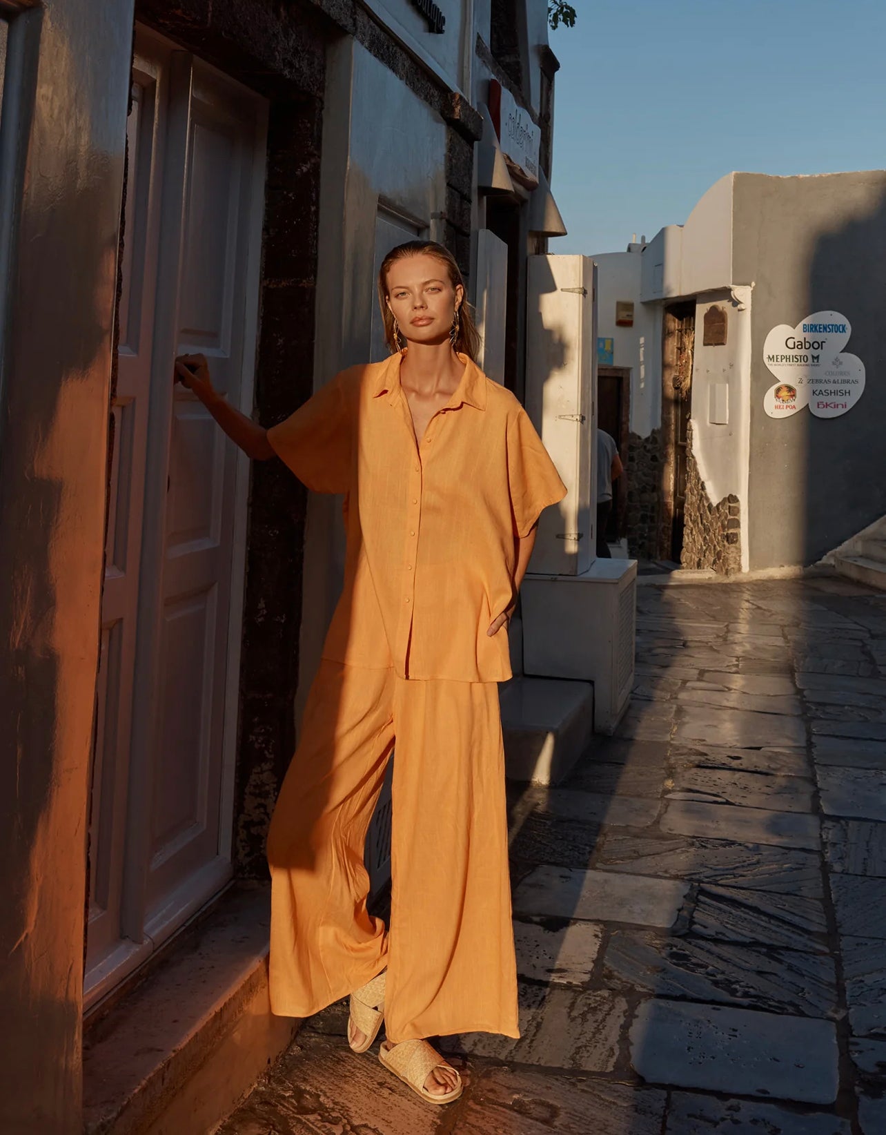 Natalie Pants - Sunset Orange